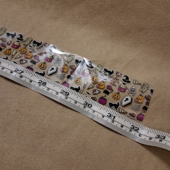 Foil Nail Art Decoration Halloween autumn winter box 10 pieces H2 - Picture 8 of 9